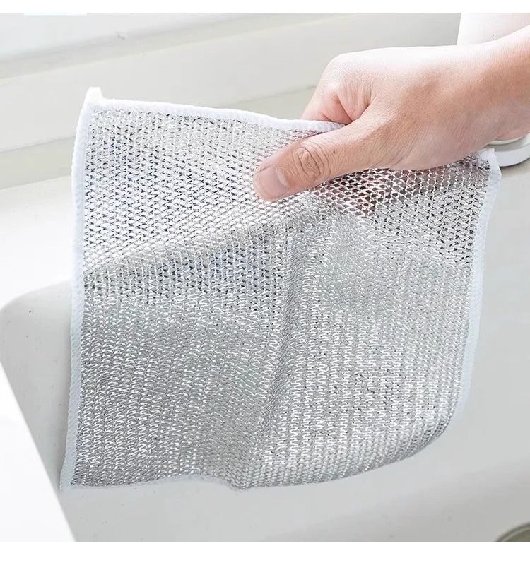 019 실버 야채 식기류 세척 수세미